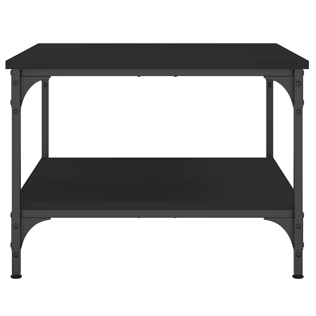 Couchtisch Schwarz 55x55x40 cm Holzwerkstoff