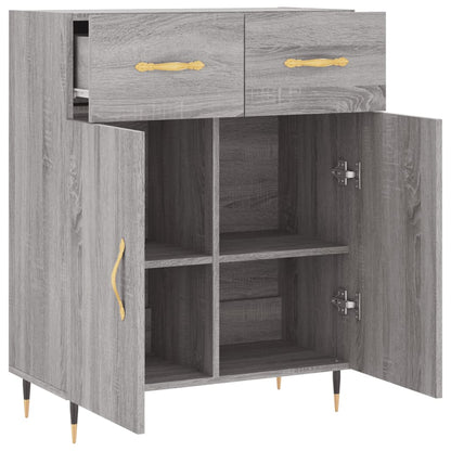 Sideboard Grau Sonoma 69,5x34x90 cm Holzwerkstoff