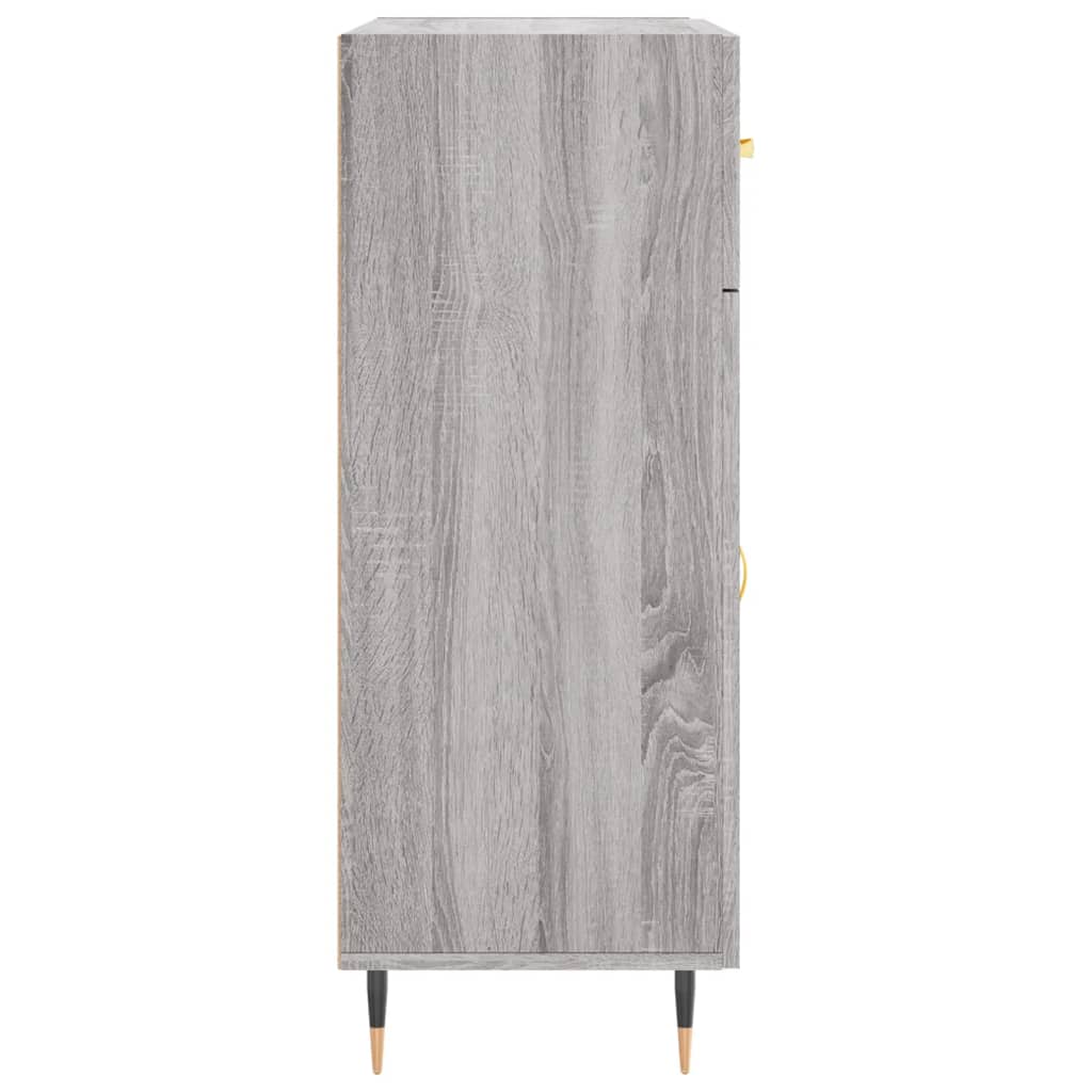 Sideboard Grau Sonoma 69,5x34x90 cm Holzwerkstoff