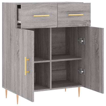 Sideboard Grau Sonoma 69,5x34x90 cm Holzwerkstoff