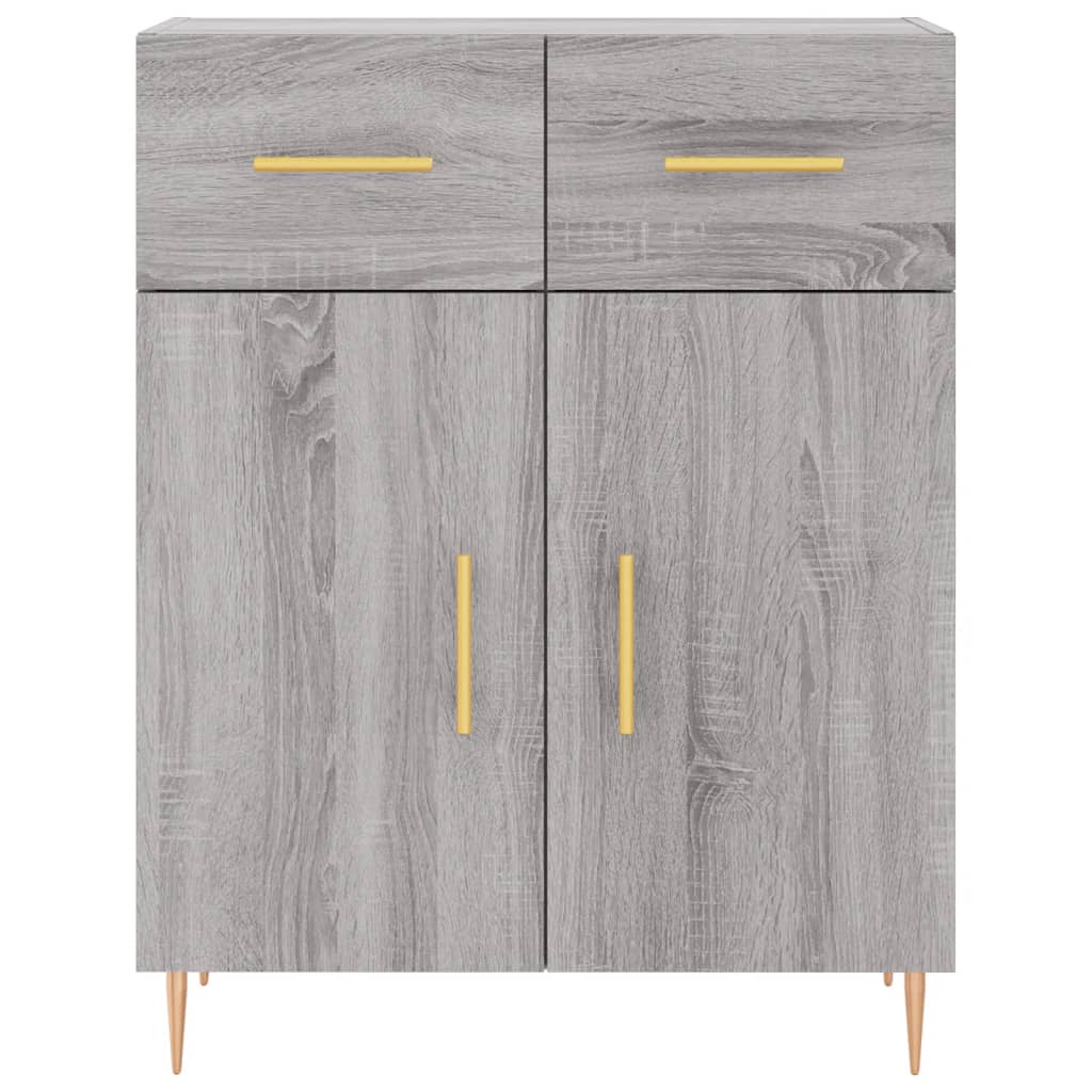 Sideboard Grau Sonoma 69,5x34x90 cm Holzwerkstoff