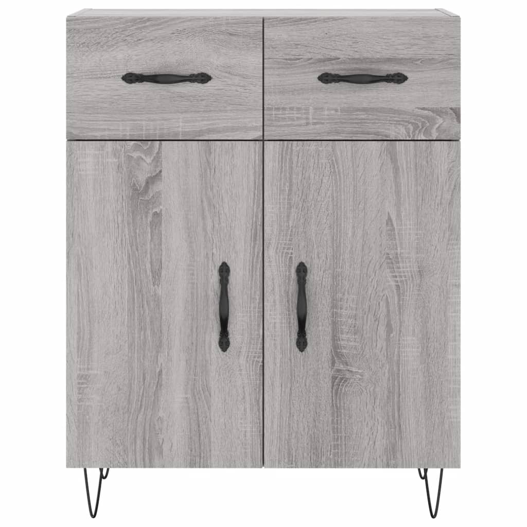 Sideboard Grau Sonoma 69,5x34x90 cm Holzwerkstoff