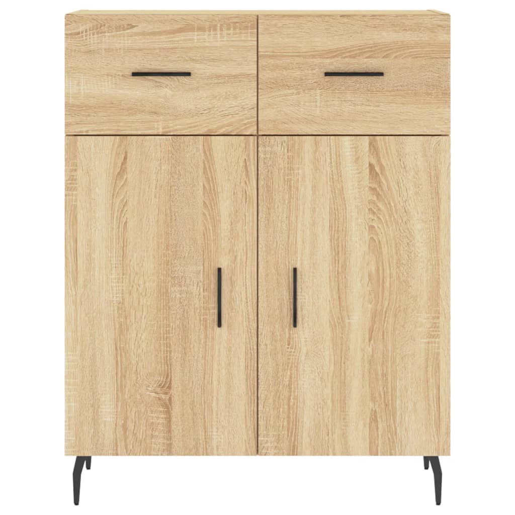 Sideboard Sonoma-Eiche 69,5x34x90 cm Holzwerkstoff