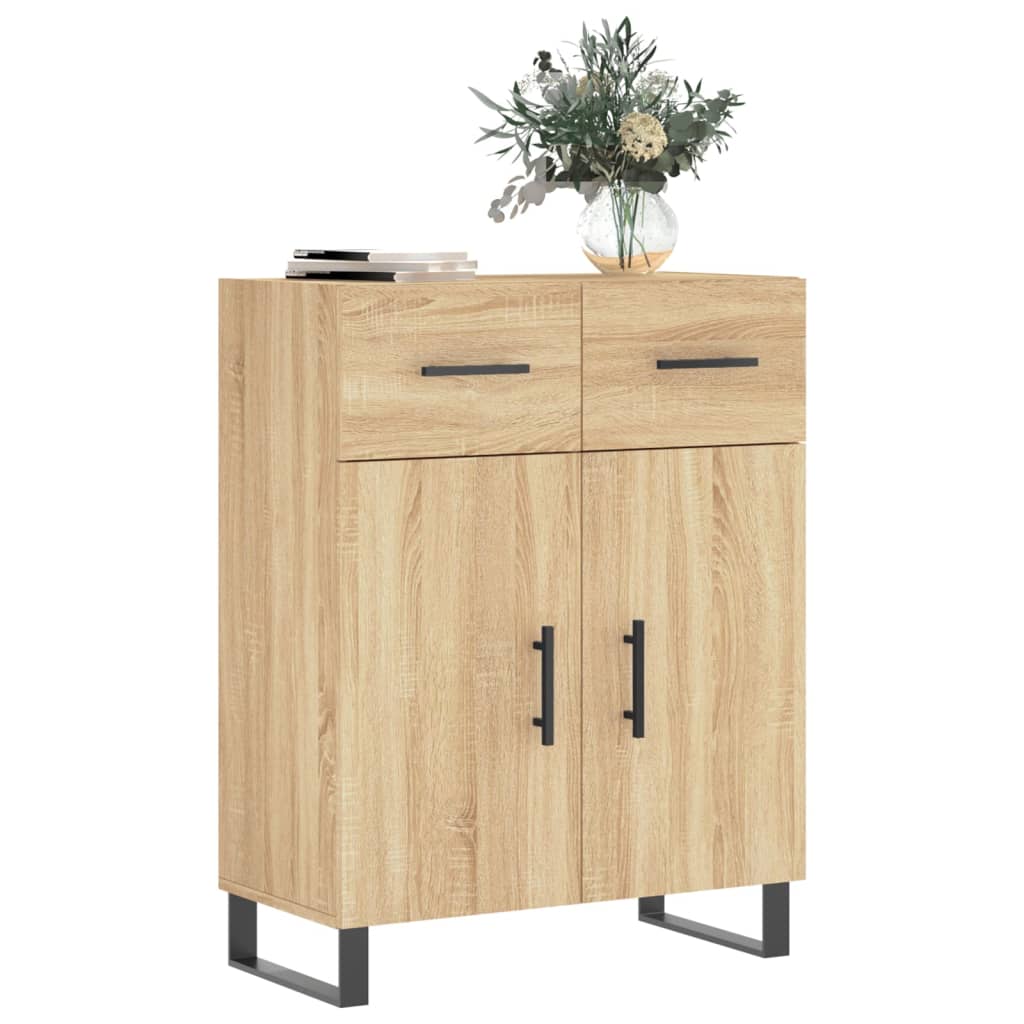 Sideboard Sonoma-Eiche 69,5x34x90 cm Holzwerkstoff