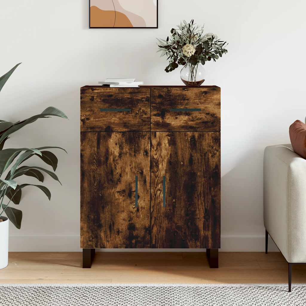 Sideboard Räuchereiche 69,5x34x90 cm Holzwerkstoff