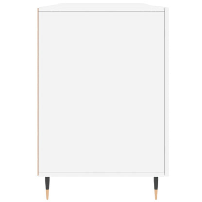 Schreibtisch Weiß 140x50x75 cm Holzwerkstoff
