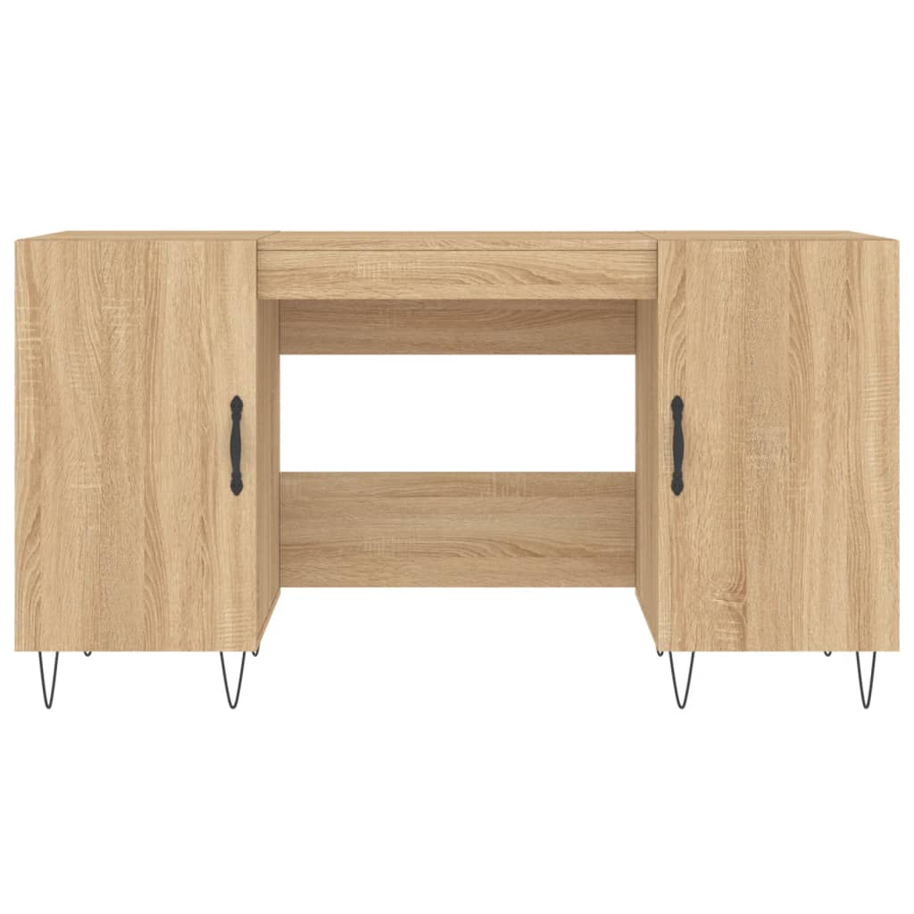 Schreibtisch Sonoma-Eiche 140x50x75 cm Holzwerkstoff