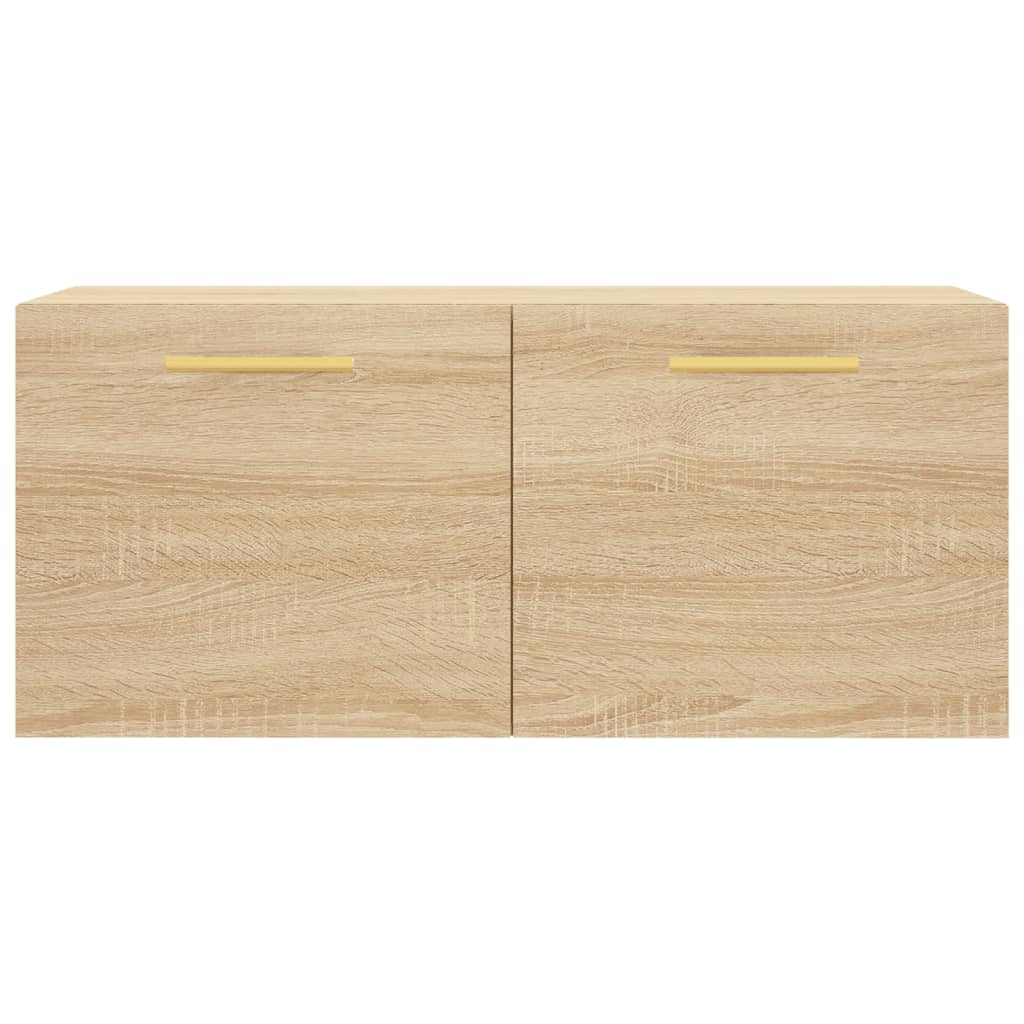 Wandschrank Sonoma-Eiche 80x36,5x35 cm Holzwerkstoff