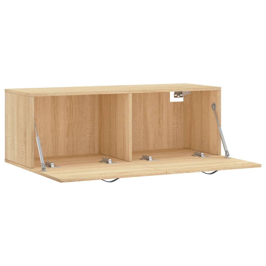 Wandschrank Sonoma-Eiche 100x36,5x35 cm Holzwerkstoff