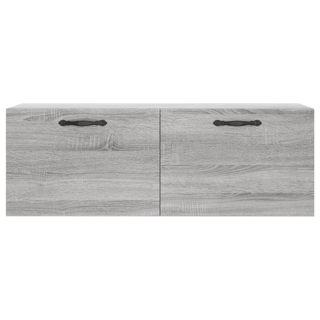 Wandschrank Grau Sonoma 100x36,5x35 cm Holzwerkstoff