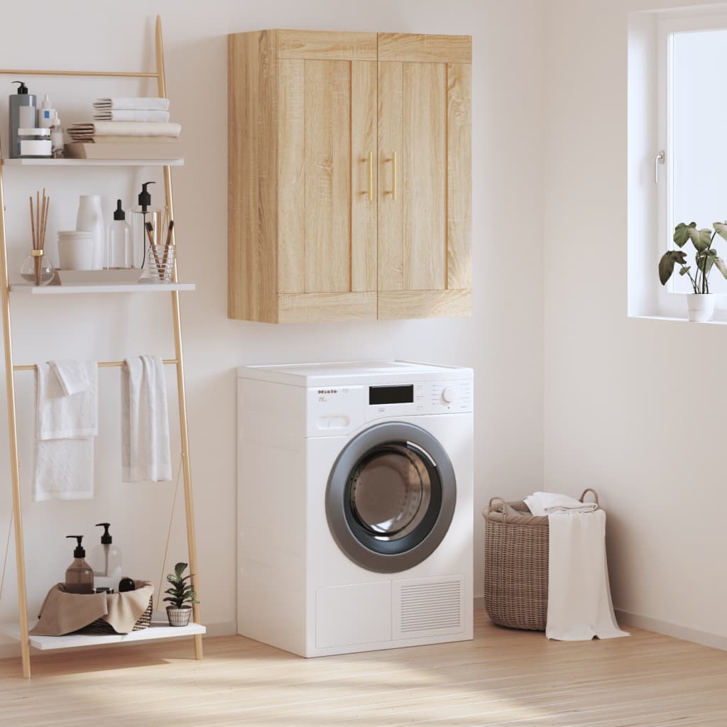 Wandschrank Sonoma-Eiche 69,5x34x90 cm Holzwerkstoff