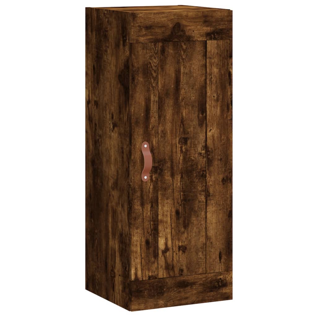 Wandschrank Räuchereiche 34,5x34x90 cm Holzwerkstoff