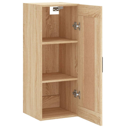 Wandschrank Sonoma-Eiche 34,5x34x90 cm Holzwerkstoff