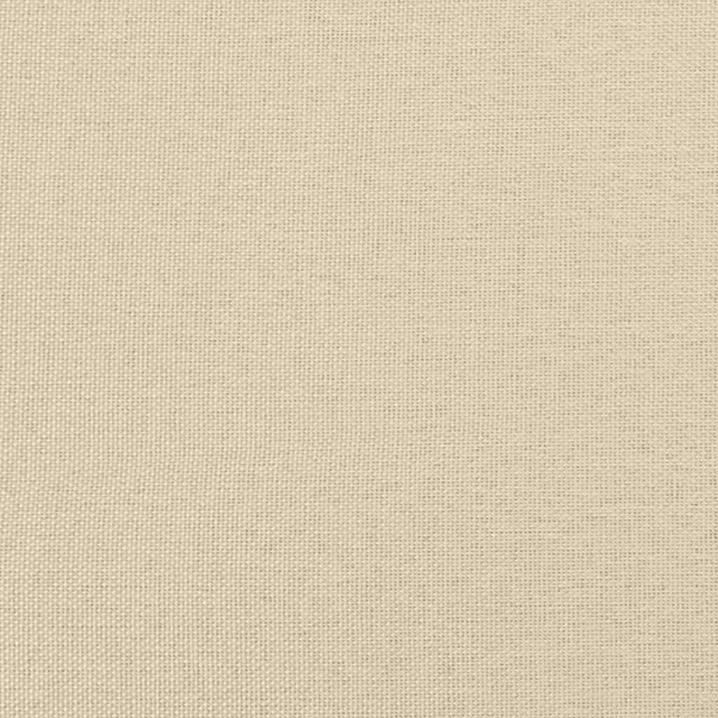 Tagesbett Creme 100x200 cm Stoff