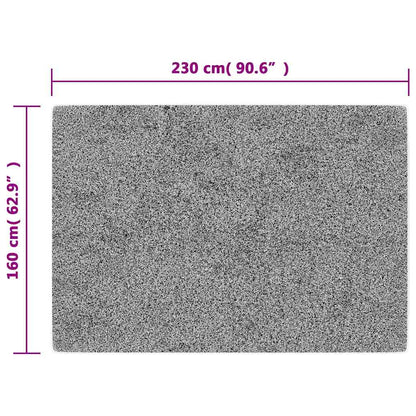Teppich Waschbar Mehrfarbig 160x230 cm Rutschfest