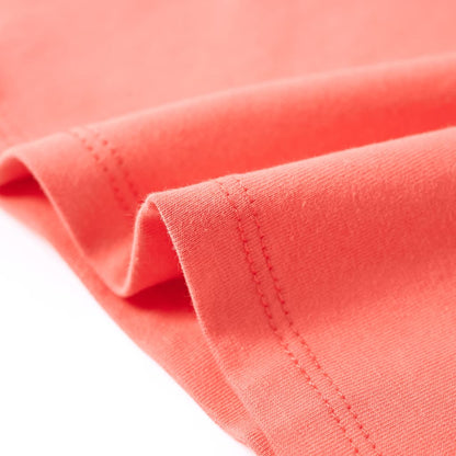 Kinder-T-Shirt Korallenrosa 116