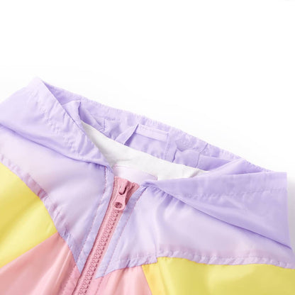 Kinder-Kapuzenjacke mit Reißverschluss Mehrfarbig 92