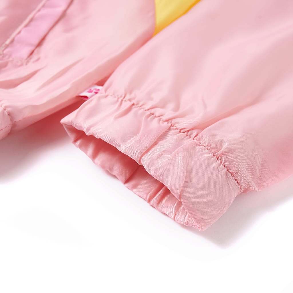 Kinder-Kapuzenjacke mit Reißverschluss Mehrfarbig 128