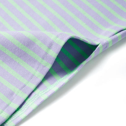 Kinderrock mit Streifen Gerade Helles Minzgrün 116