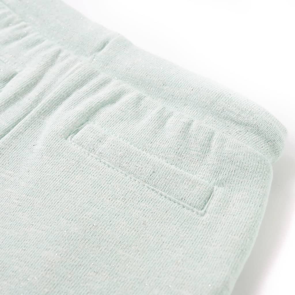 Kindershorts mit Kordelzug Helles Minzgrün 140