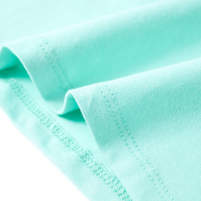 Kinder-T-Shirt Helles Minzgrün 128