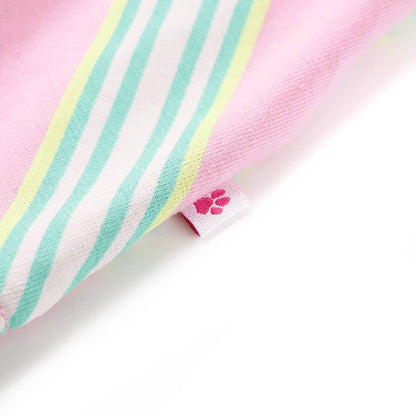 Kinderkleid mit Kordelzug Ärmellos Rosa 128