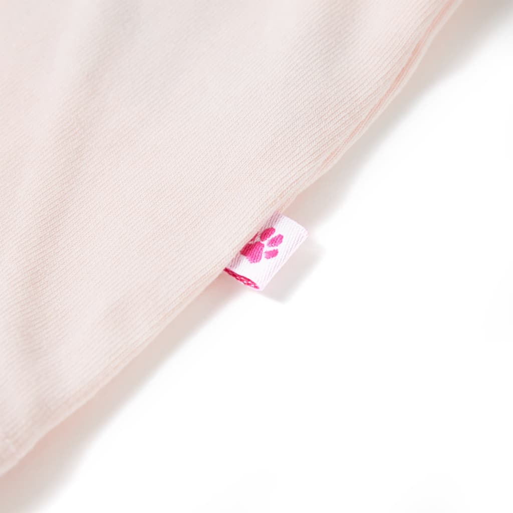 Kinder-T-Shirt Zartrosa 116