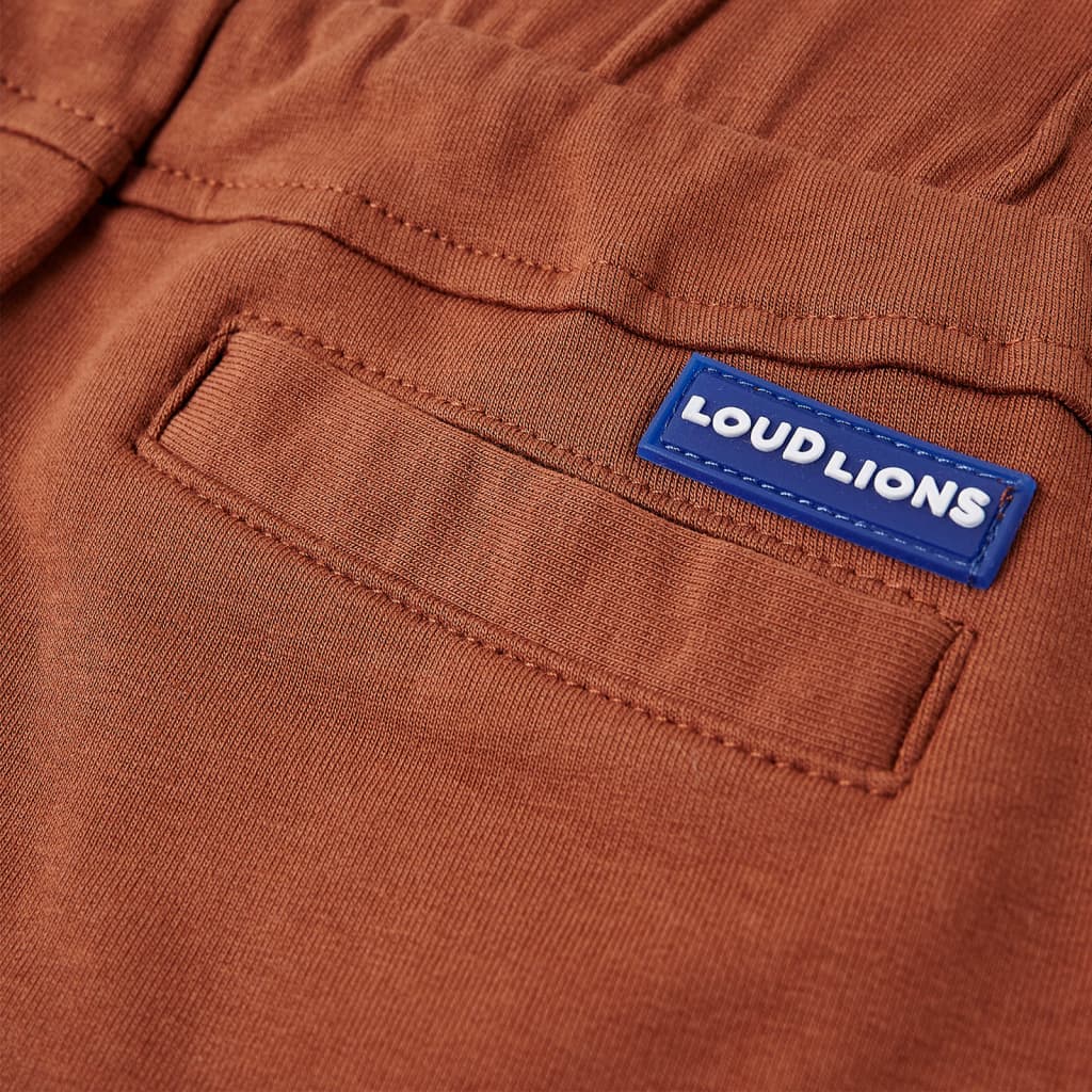 Kindershorts mit Kordelzug Braun 104