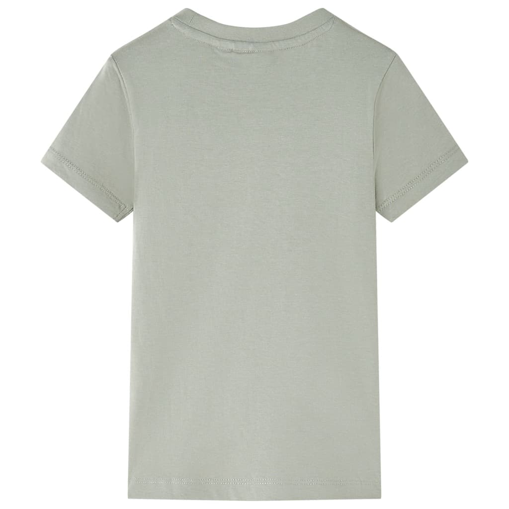 Kinder-T-Shirt Helles Khaki 140