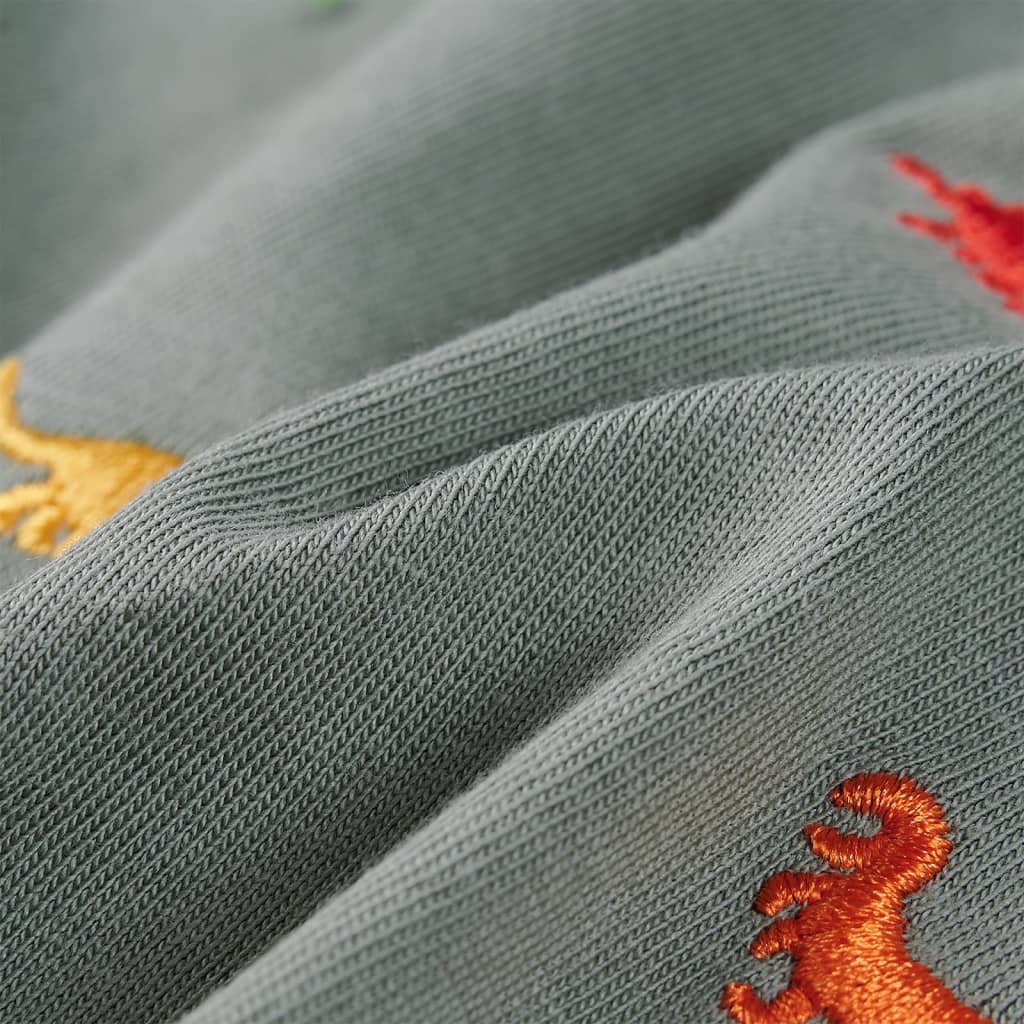 Kinder-Kurzarmshirt Khaki 128