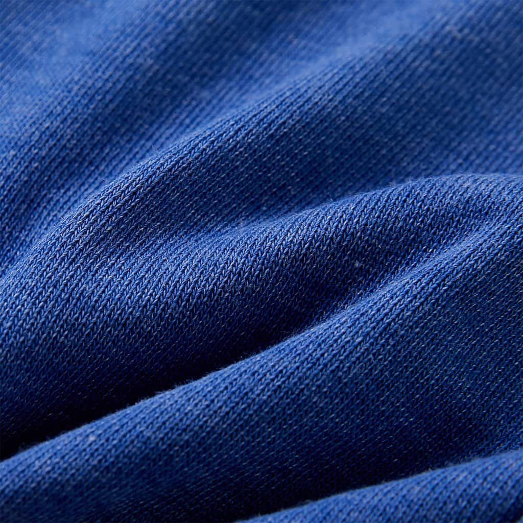 Kindershorts mit Kordelzug Blau Melange 128