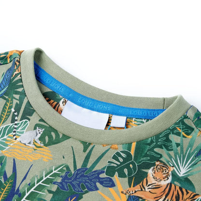 Kinder-Kurzarmshirt Mehrfarbig 116