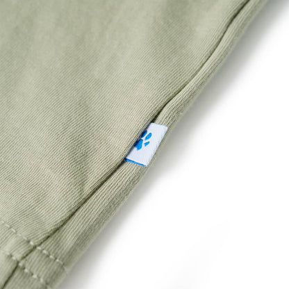 Kinder-Kurzarmshirt Hellkhaki 104