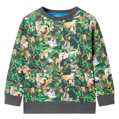 Kinder-Sweatshirt Dschungel-Motiv 104