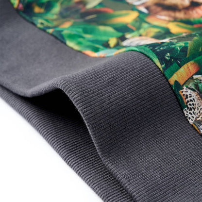 Kinder-Sweatshirt Dschungel-Motiv 128