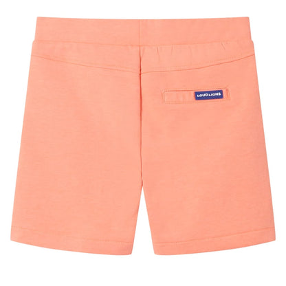 Kindershorts mit Kordelzug Neonorange 128