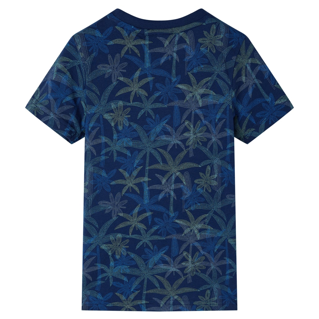 Kinder-T-Shirt Marineblau 104
