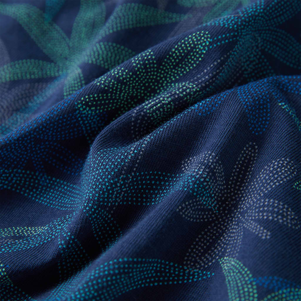 Kinder-T-Shirt Marineblau 140