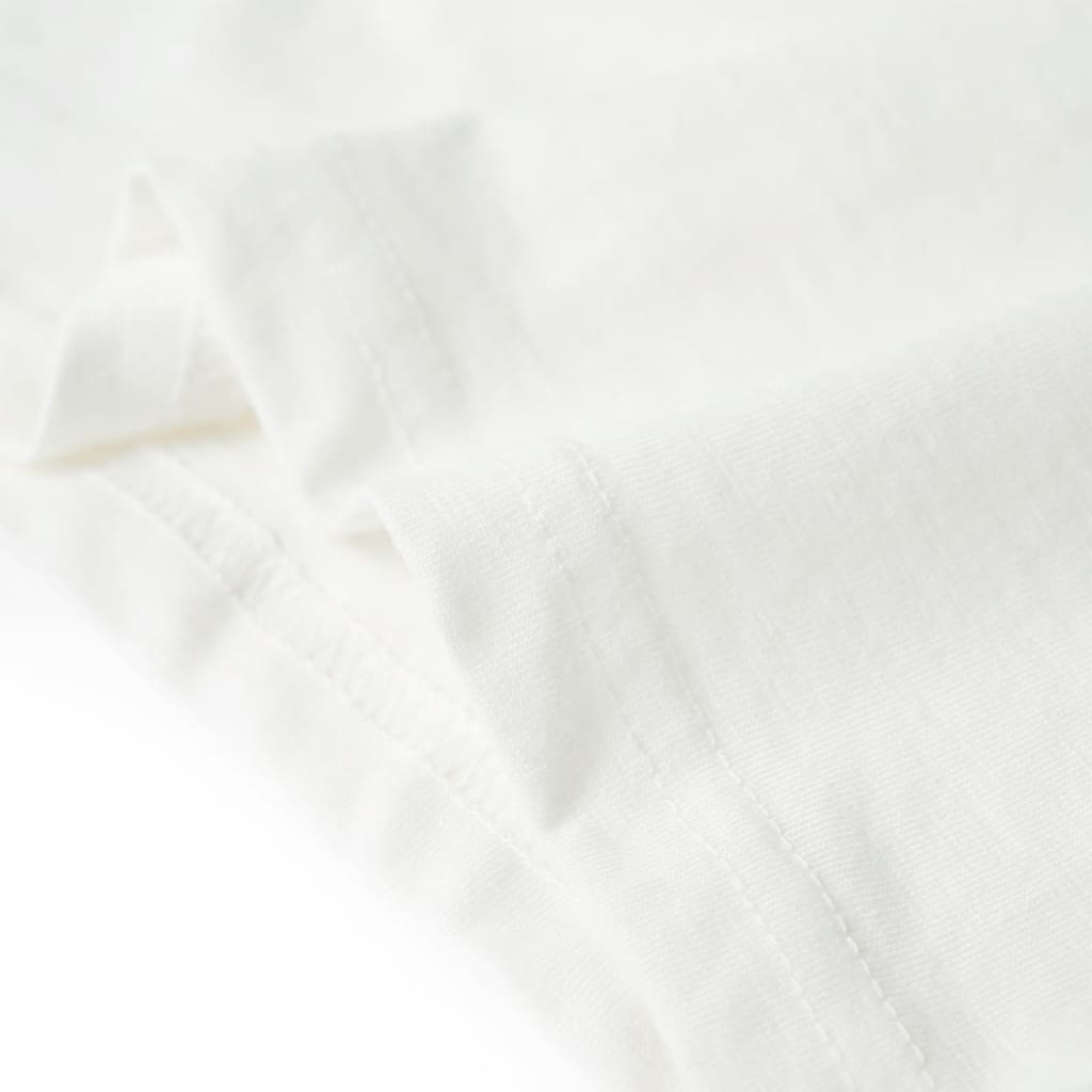 Kinder-T-Shirt Ecru 128