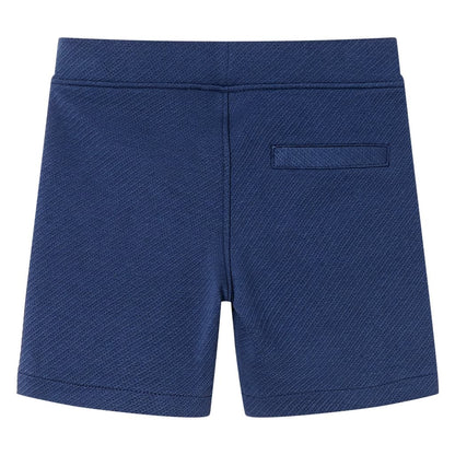 Kindershorts mit Kordelzug Dunkelblau 104
