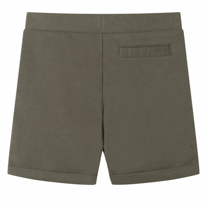 Kindershorts mit Kordelzug Dunkles Khaki 116