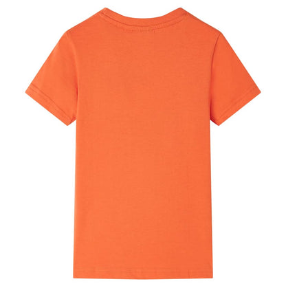 Kinder-T-Shirt Hellorange 116