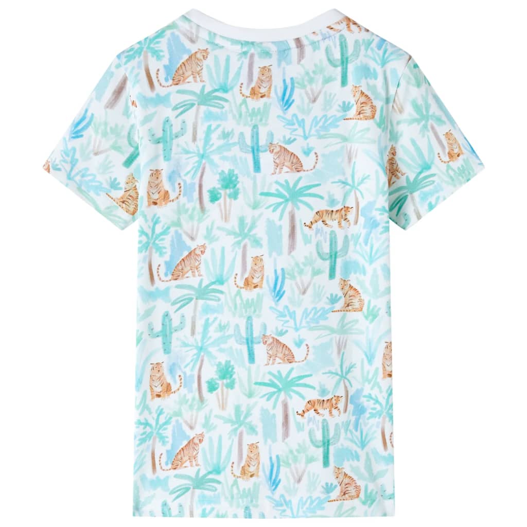 Kinder-T-Shirt Ecru 128