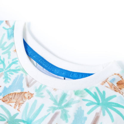 Kinder-T-Shirt Ecru 128