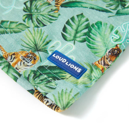 Kinder-T-Shirt Hellgrün Melange 128