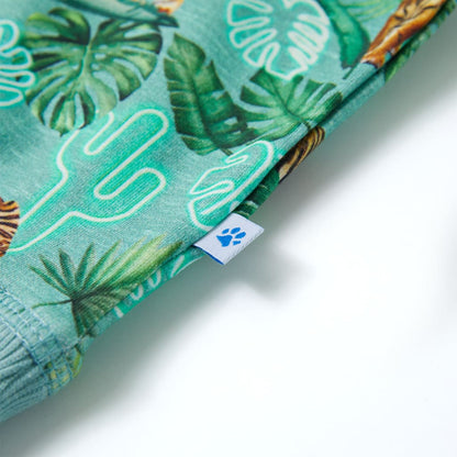 Kinder-Sweatshirt Hellgrün Melange 116