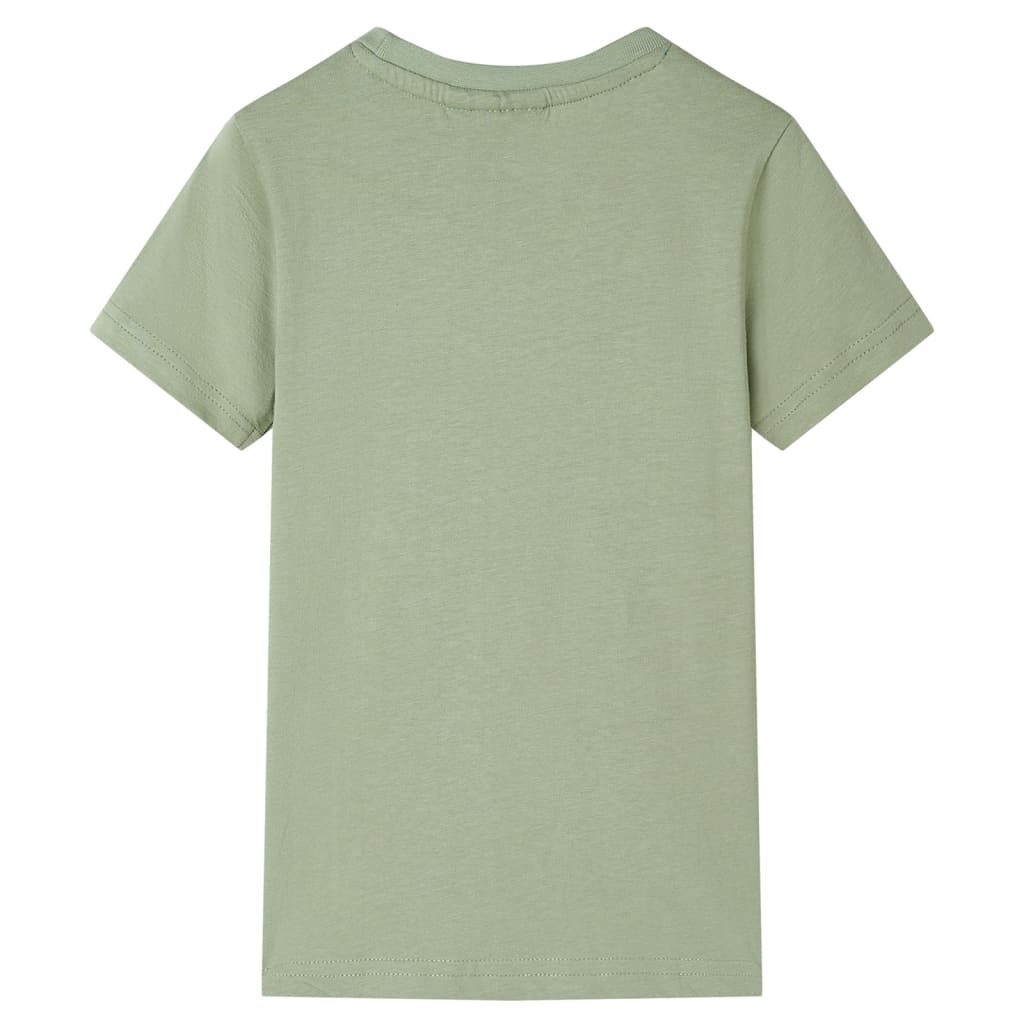 Kinder-T-Shirt Helles Khaki 140