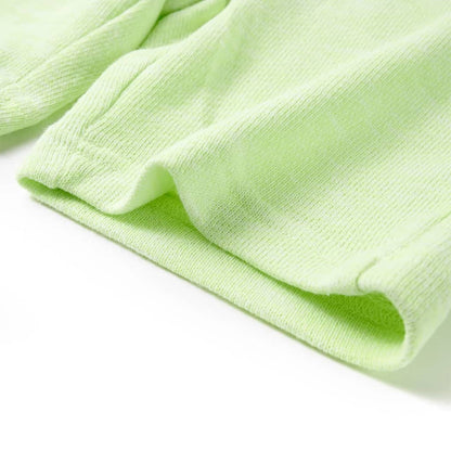 Kindershorts mit Kordelzug Neongelb 140