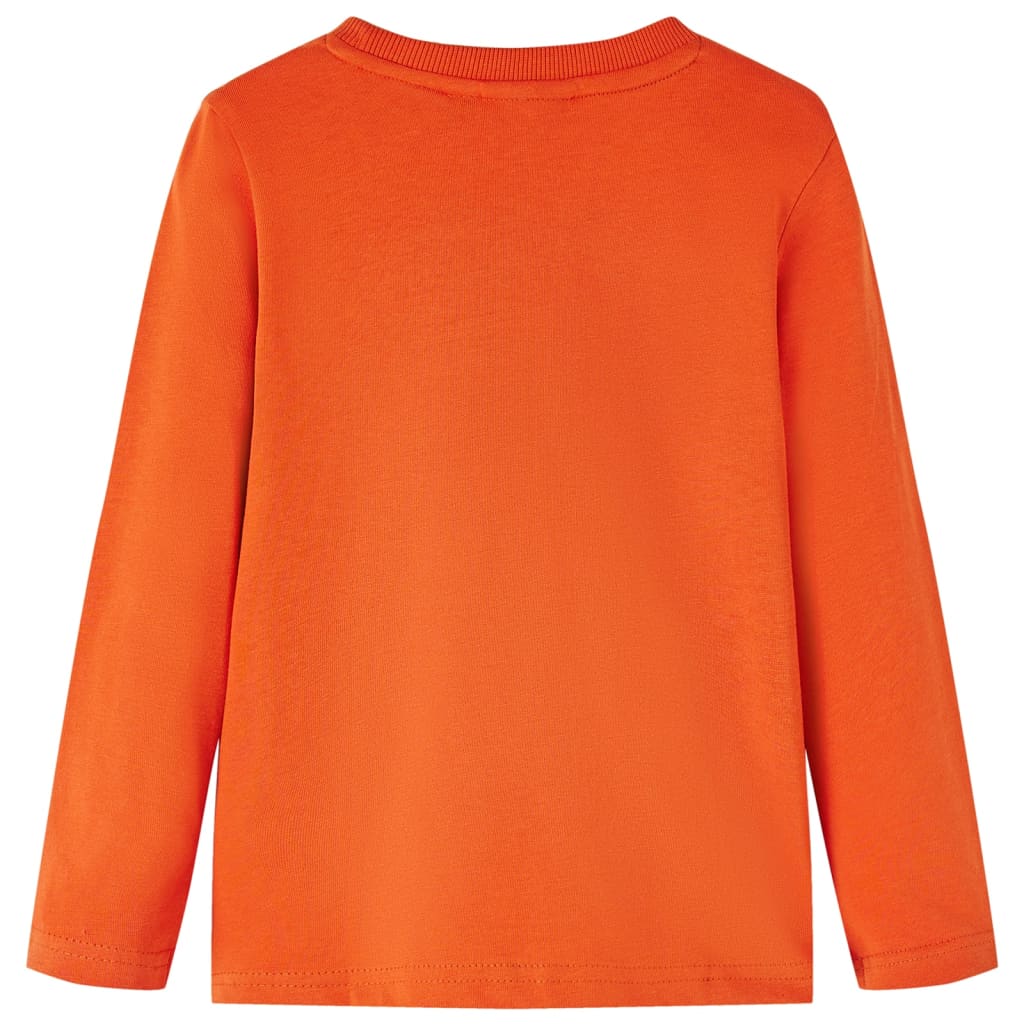 Kinder-Langarmshirt Orange 116