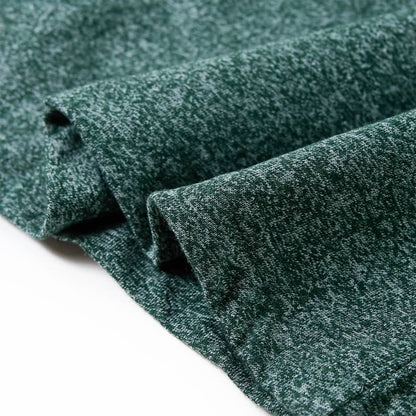 Kinder-Langarmshirt Dunkelgrün Melange 116